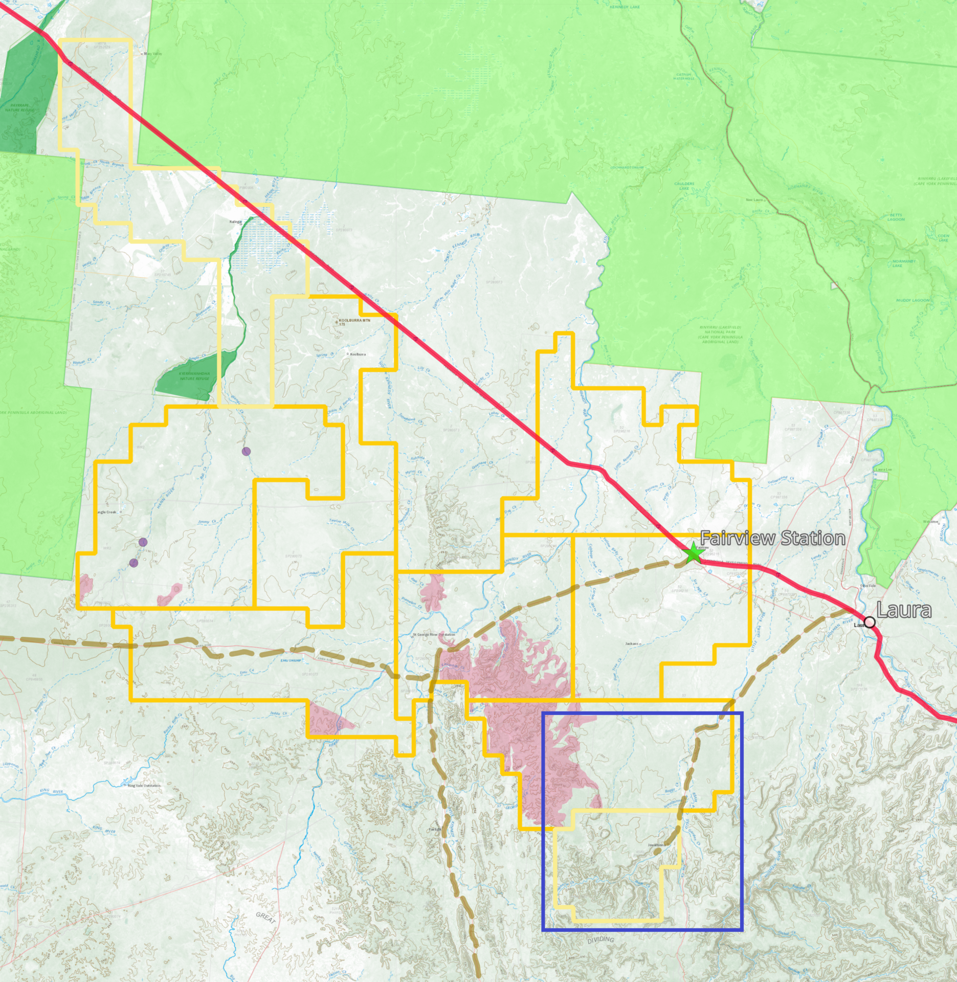 Jowalbinna locator